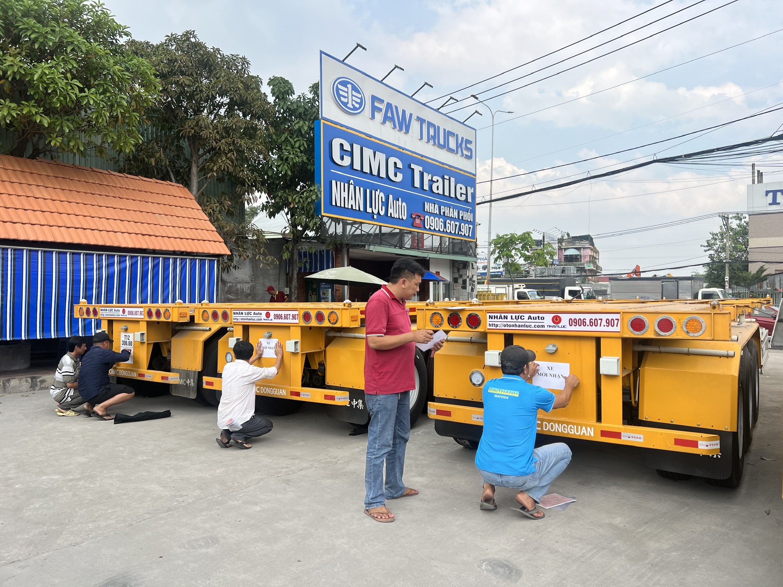 Bàn Giao Lô Mooc Xương CIMC 40F Về Với Quý Cty 63 Tiền Giang | Quốc Kiệt Ô Tô