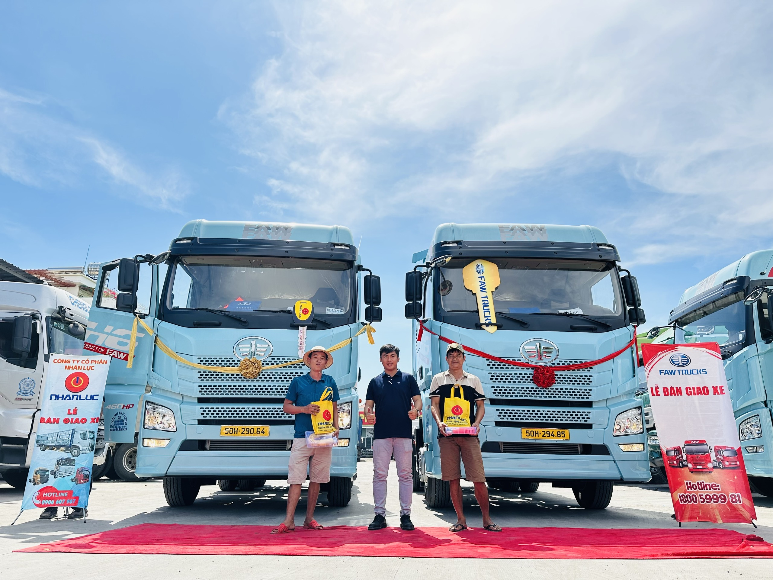 Bàn Giao 2 Đầu Kéo FAW JH6 460HP Về Với Anh Trai SG | Quốc Kiệt Ô Tô