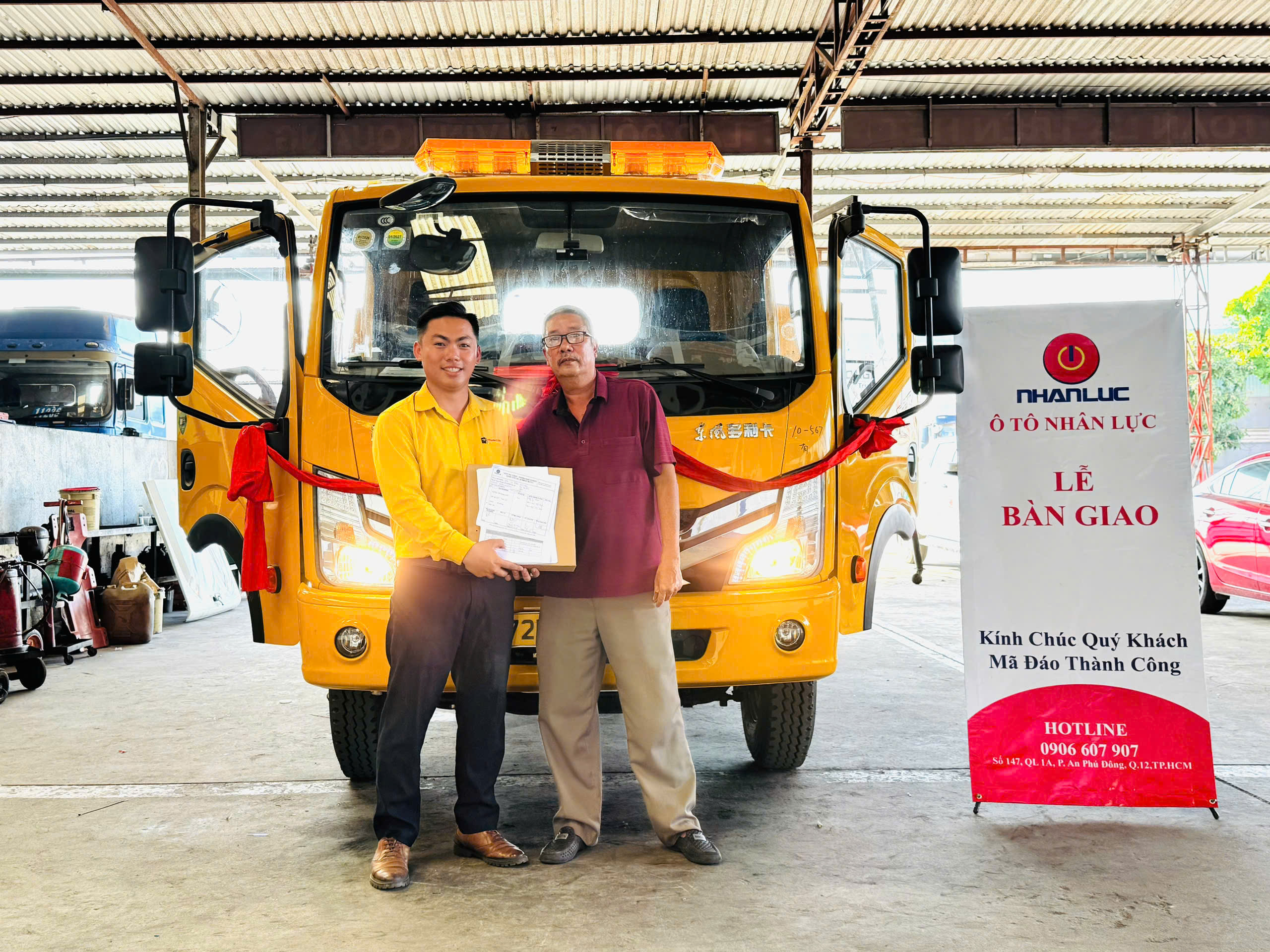 Bàn Giao Xe Cứu Hộ 2CN Dongfeng Về BRVT