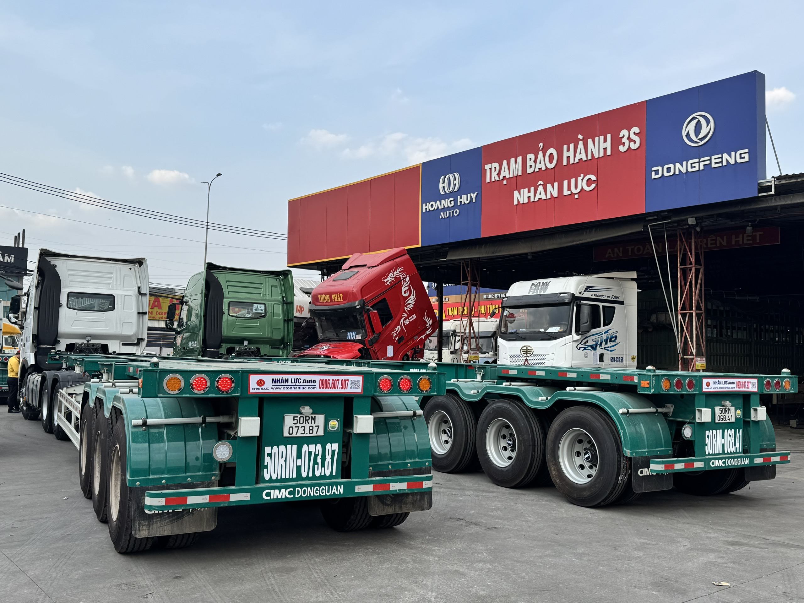 Bàn Giao Lô Mooc CIMC 40F Dongguan Về Với Đội Vận Tải Cảng